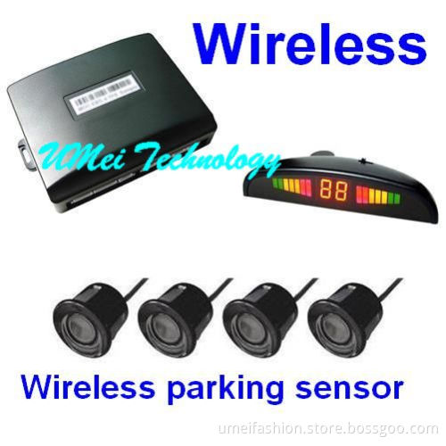 Wireless 4 sensor + LED Display car parking sensor system